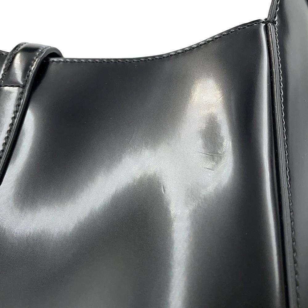 Saint Laurent Paris Shoulder Bag LE Hobo Patent Vernis Leather Black - Picture 9 of 12